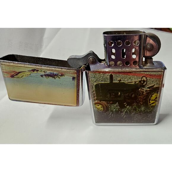 Vintage Zippo John Deere Untested No Fuel Added Lighter - Picture 2 of 5